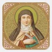 St. Teresa of Avila (SNV 27) Vierkante Sticker (Voorkant)
