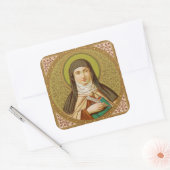 St. Teresa of Avila (SNV 27) Vierkante Sticker (Envelop)