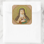 St. Teresa of Avila (SNV 27) Vierkante Sticker (Tas)