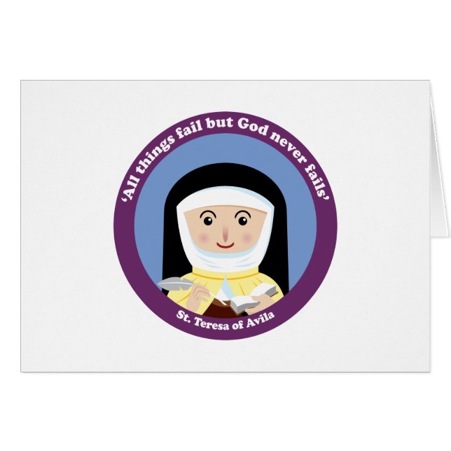 St. Teresa van Avila (Voorkant Horizontaal)