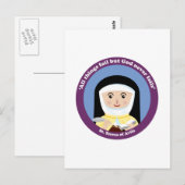 St. Teresa van Avila Briefkaart (Voorkant / Achterkant)