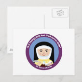 St. Teresa van Avila Briefkaart (Voorkant / Achterkant)