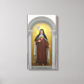 St. Teresa van Avila Carmelite Nun Canvas Afdruk (Voorkant)