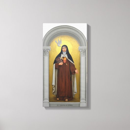 St. Teresa van Avila Carmelite Nun Canvas Afdruk (Voorkant)