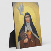 St. Teresa van Avila Katholieke Carmelite Saint Fotoplaat (Zijkant)