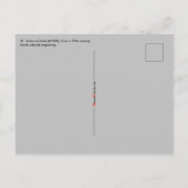 St. Teresa van Avila (M 008) Briefkaart (Achterkant)