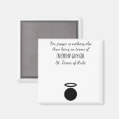 St. Teresa van Avila Quote Magnet (Voorkant / Achterkant)