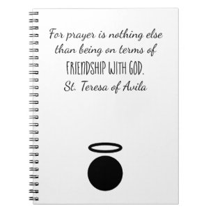 St. Teresa van Avila Quote notebook Notitieboek