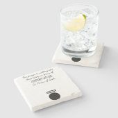 St. Teresa van Avila Quote Stone Onderzetter (Zijkant)