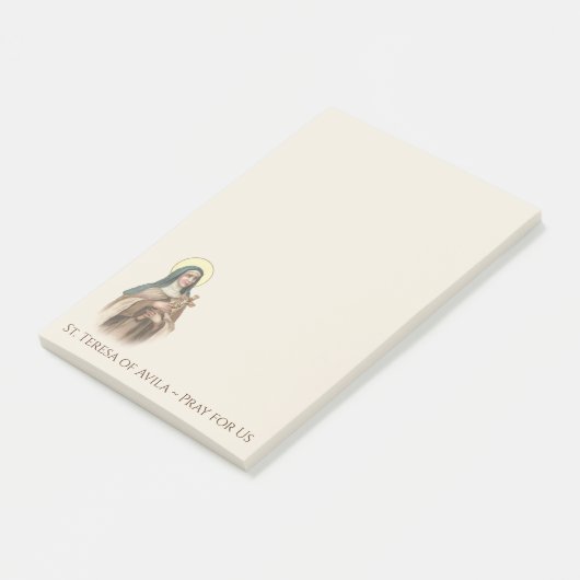 St. Teresa van Avila Religious Carmelite Nun Post-it® Notes (Schuin)