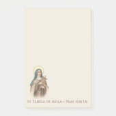 St. Teresa van Avila Religious Carmelite Nun Post-it® Notes (Voorkant)