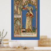 St. Teresa van Avila (SAU 28) Poster (Keuken)