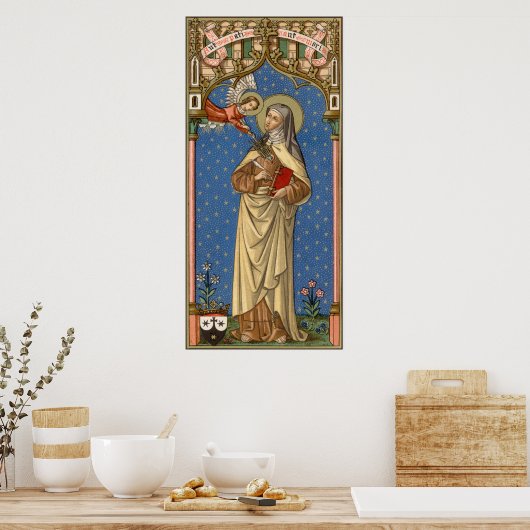 St. Teresa van Avila (SAU 28) Poster (Keuken)