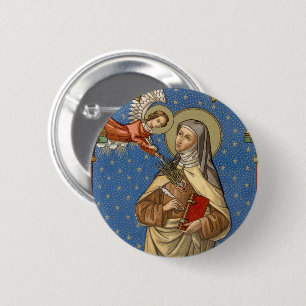St. Teresa van Avila (SAU 28) Ronde Button 5,7 Cm
