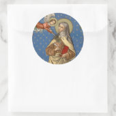 St. Teresa van Avila (SAU 28) Ronde Sticker (Tas)