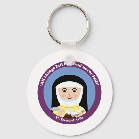 St. Teresa van Avila Sleutelhanger (Voorkant)