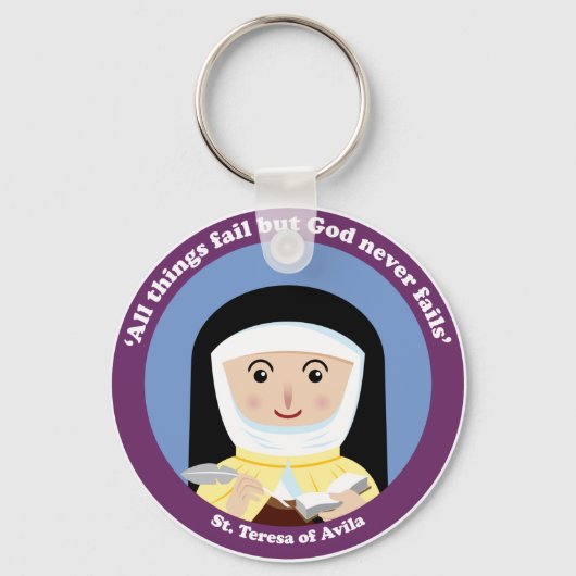 St. Teresa van Avila Sleutelhanger (Voorkant)