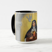 St. Teresa van Avila Teresa van Jesus Carmelites Mok (Voorkant links)