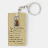St. Teresa van Avila Teresa van Jesus Prayer Sleutelhanger (achterkant)