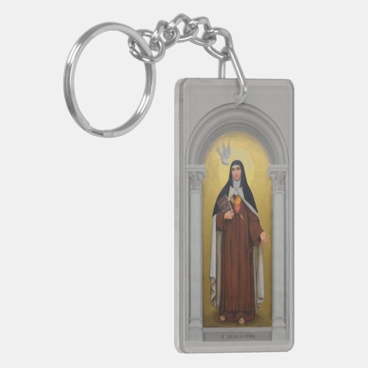 St. Teresa van Avila Teresa van Jesus Prayer Sleutelhanger (Voorkant Links)