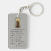 St. Teresa van Avila Teresa van Jesus Prayer Sleutelhanger (achterkant)