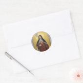 St. Teresa van Avila Teresa van Jesus Ronde Sticker (Envelop)