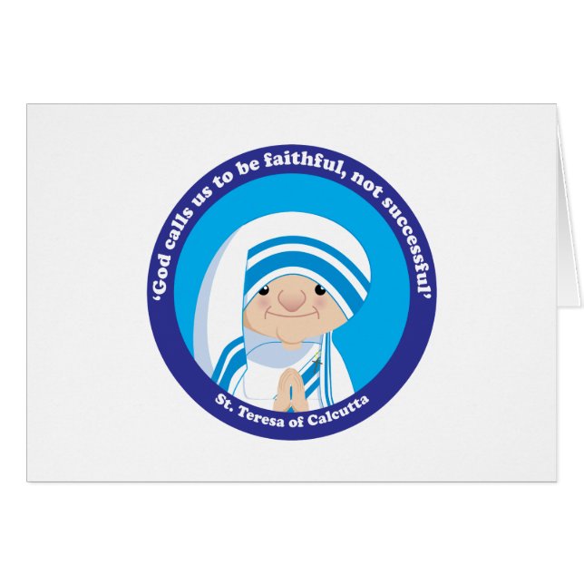 St. Teresa van Calcutta (Voorkant Horizontaal)