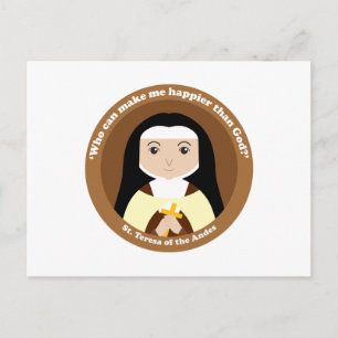 St. Teresa van de Andes Briefkaart