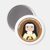 St. Teresa van de Andes Magneet (Voorkant / Achterkant)