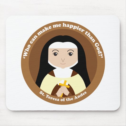 St. Teresa van de Andes Muismat (Voorkant)
