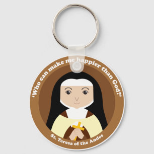 St. Teresa van de Andes Sleutelhanger