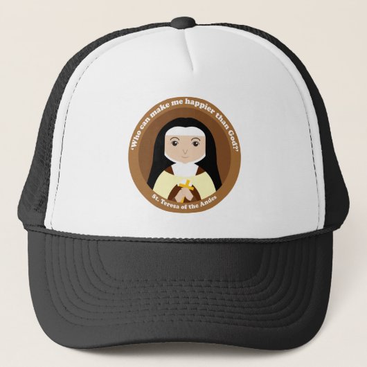 St. Teresa van de Andes Trucker Pet (Voorkant)