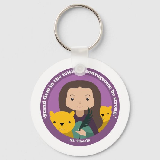 St. Thecla Sleutelhanger (Voorkant)