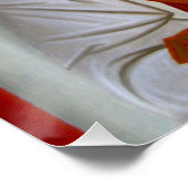 St. Theocharis Orthodox Christelijk Icoon Perfect Poster (Hoek)