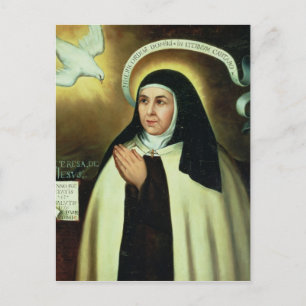 St. Theresa van Avila 1570 Briefkaart