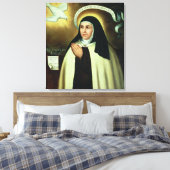 St. Theresa van Avila 1570 Canvas Afdruk (Insitu (Slaapkamer))