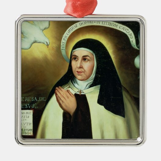 St. Theresa van Avila 1570 Metalen Ornament (Voorkant)