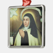 St. Theresa van Avila 1570 Metalen Ornament (Links)