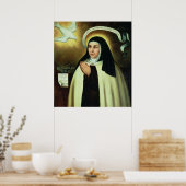 St. Theresa van Avila 1570 Poster (Keuken)