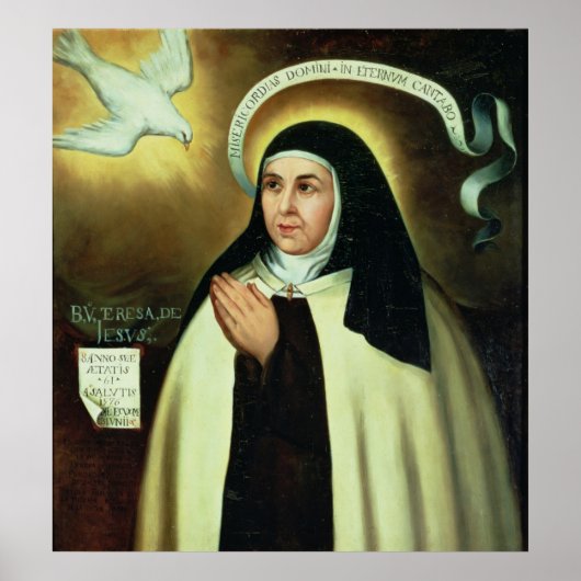 St. Theresa van Avila 1570 Poster (Voorkant)