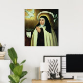St. Theresa van Avila 1570 Poster (Thuiskantoor)