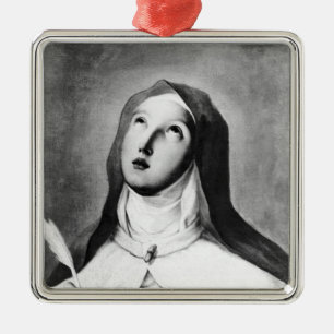 St. Theresa van Avila Metalen Ornament