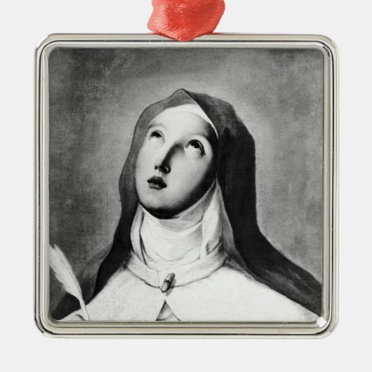 St. Theresa van Avila Metalen Ornament (Voorkant)