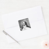 St. Theresa van Avila Vierkante Sticker (Envelop)