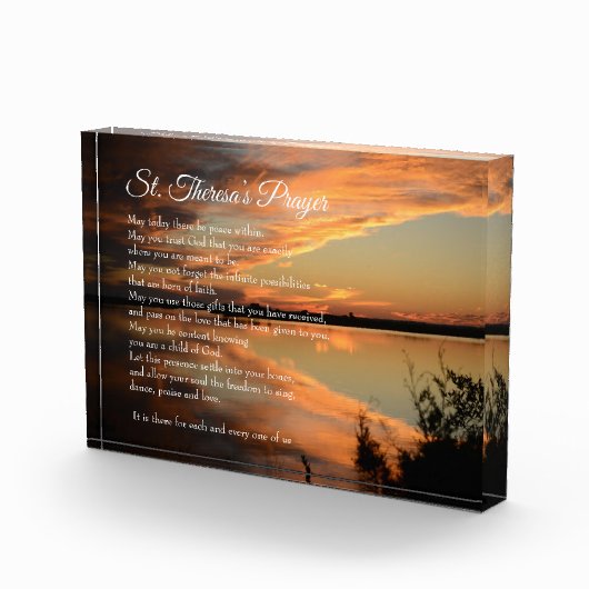 St. Theresa's Prayer - Sunset foto (Rechts)