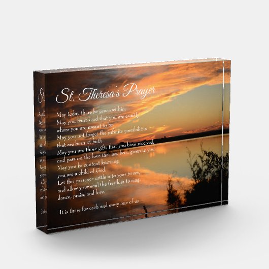 St. Theresa's Prayer - Sunset foto (Links)