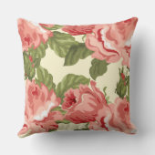 St. Therese Baby Jesus Manger Pink Roses Kussen (Achterkant)