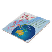 St. Therese (BJE 01; Azië/Australië) Tegeltje (Zijkant)