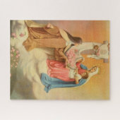 St. Therese Blessed Mary Child Jesus Rozen Legpuzzel (Horizontaal)