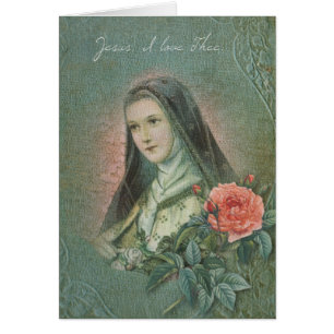 St. Therese Child Jesus Rozen Religieuze gebed